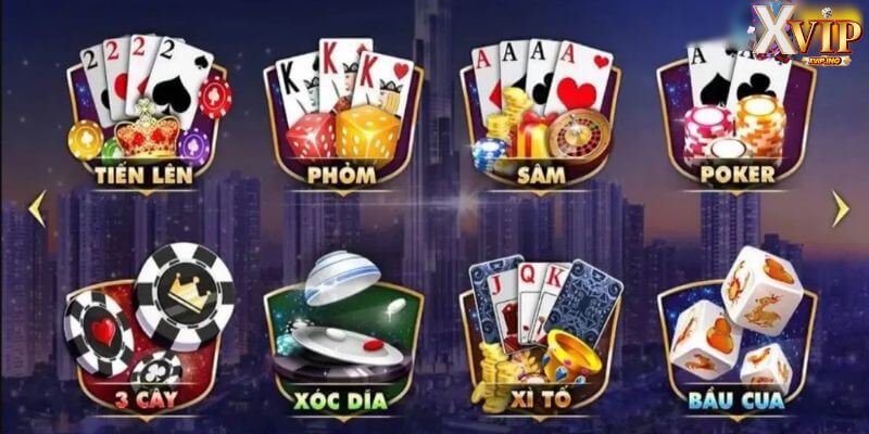 Kho game khủng đa dạng sự lựa chọn của sàn cược XVIP.