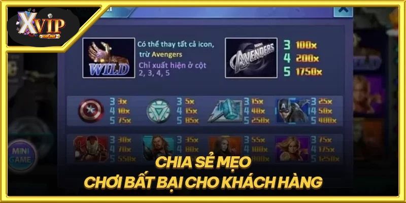Chia sẻ bí kíp bất bại cho các tay chơi tại XVIP.